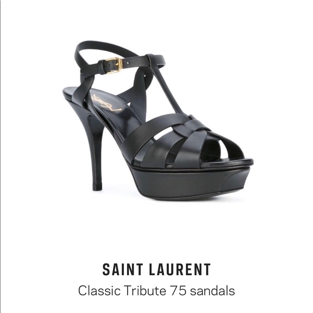 Yves Saint Laurent Tribute Black Leather